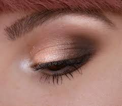 evening makeup 1 earthy tones with a
