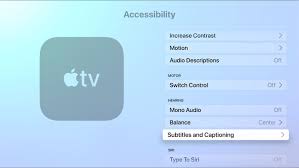 how to turn off subles on apple tv
