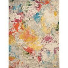 abstract art deco area rug