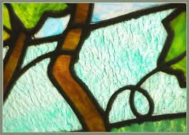 Colorful Stained Glass Window With