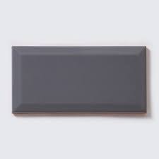 Grey Metro Brick Tiles Grey Gloss