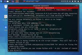 install requirements txt in kali linux
