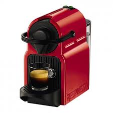 coffee machine nespresso inissia red
