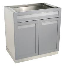 gray drawer plus 2 door stainless steel
