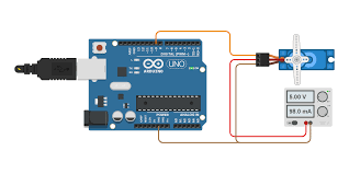 control servo motors with arduino