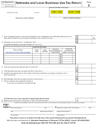 Form 2 Download Fillable Pdf Nebraska And Local Business