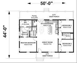 Cottage Style House Plan 3 Beds 2