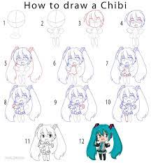 Below you will find the 10 tutorials for the cute kawaii pokemon characters. How To Draw A Chibi Step By Step Pictures Anime Drawings Tutorials Anime Drawings Chibi Girl Drawings