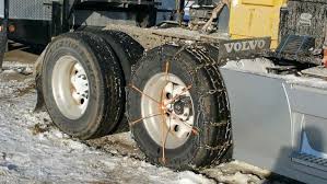 snow chains on trailers love your