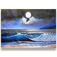 Ocean Oil Painting L Royal Thai Art