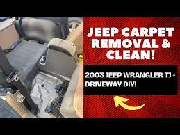 driveway diy jeep wrangler tj carpet