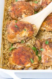 Baking chicken breasts, wings, drumsticks or thighs is also nearly effortless, and allows you to prepare the rest of the meal while it cooks. Baked Chicken And Rice Casserole Easy One Dish Recipe