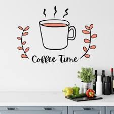 Coffee Time Vinyl Wall Stickers