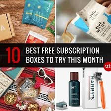 Manage all of your subscription in one place. 15 Completely Free Subscription Boxes You Must Try This Month