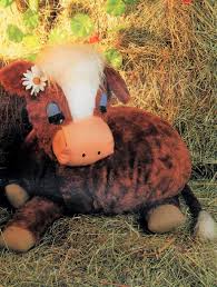 Pdf Digital Download Vintage Chart Sewing Pattern Sit On Ride On Cow Large Plush Soft Animal Toy