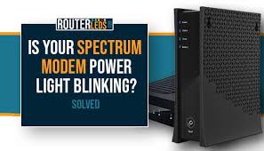 is your spectrum modem power light