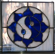 Art Deco Stained Glass Panel Made To