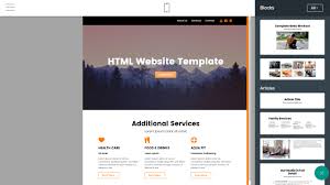 beautiful html page template overview