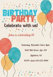 11 free printable birthday invitations