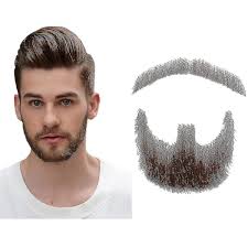 fake beard realistic 100 human hair