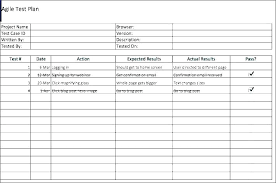System Test Plan Template Example Case Excel Script Software