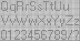 Free Cross Stitch Charts Block Letter Alphabet 9 Stitches