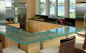 glass kitchen countertops by thinkglass