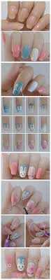 how to diy cute easter bunny nail