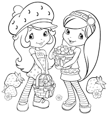 If you have any questions or problems with printing or downloading printable coloring pages available on topcoloringpages.net then our team will be more then happy to help. Strawberry Shortcake And All Friends Coloring Pages Coloring Home