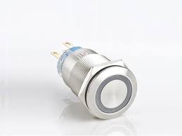 Waterproof Metal Push Button Light Switch With Led China Anu Electric