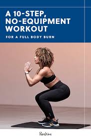 no equipment workout 10 exercises for
