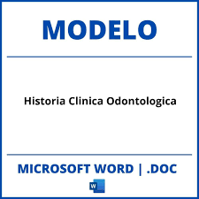 historia clinica odontologica word