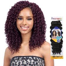 The downside is some women think that just make sure to use the traditional cornrow method, which works the best for this type of crochet hair. Deep Twist 10 Freetress Synthetic Hair Crochet Braid Hair