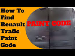 Paint Color Code Renault Trafic