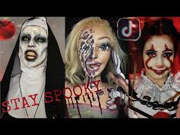 scary halloween makeup ideas tiktok
