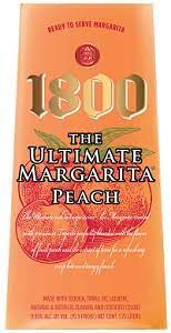 1800 ultimate margarita peach tequila 1