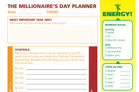 How Millionaires Plan Their Day