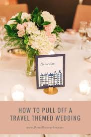 How To Pull Off A Travel Themed Wedding The Restless Worker