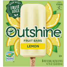 outshine lemon frozen fruit bars 6 ct