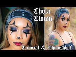 chola clown tutorial halloween makeup