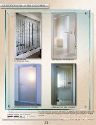 Tempered Textured Glass Doors From