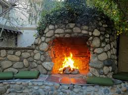 47 unique outdoor fireplace design ideas