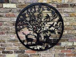 Tree Of Life Metal Wall Art Deer