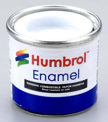 34 White Matt Humbrol Enamel Paint