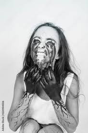 halloween portrait mad zombie