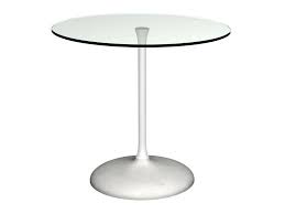 Swan Circular Glass Dining Table