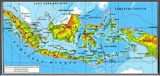 Kondisi dan letak geografis indonesia berdasarkan peta. Gambar Peta Kondisi Geografis Negara Indonesia Rahman Gambar
