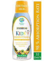 Add to cart & shop online today Kids Liquid Multivitamin Supplement Tropical Oasis Liquid Vitamins Minerals