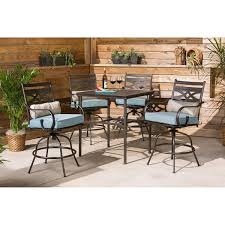 Hanover Montclair 5 Piece Steel Outdoor