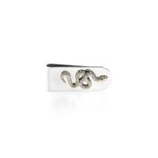 Free shipping for many items! Gucci Snake Motif Sterling Silver Money Clip Luxury Jewelry Touch Of Modern